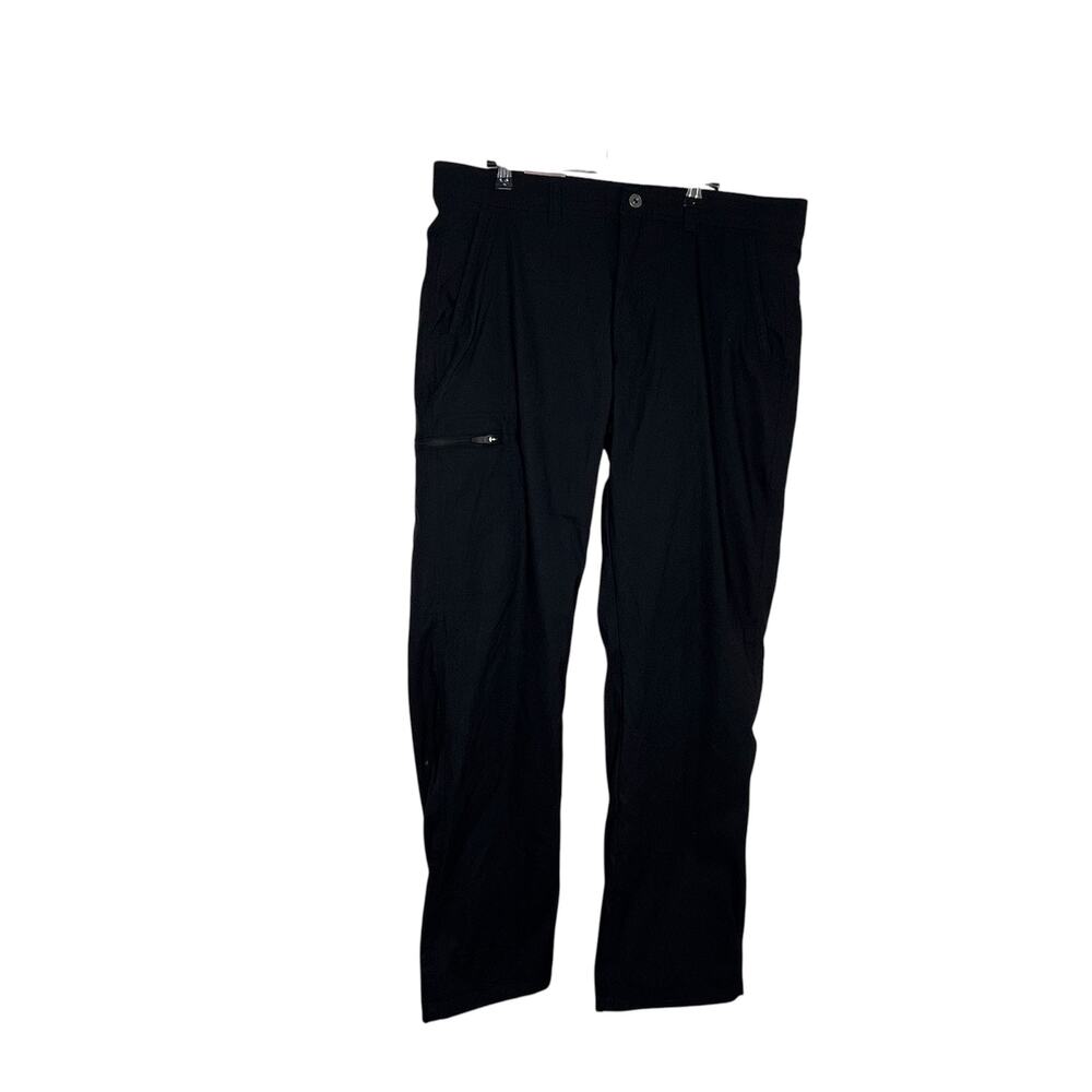 Eddie Bauer Black Rainier Fleece-Line Pant Size 36x32